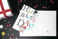 Happy Birthday Gold Stars